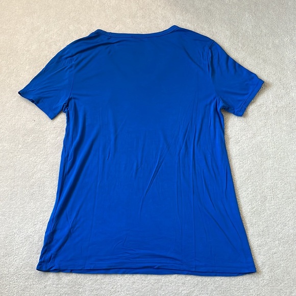 Cobalt Blue Vneck Alexander Wang Tee - Picture 3 of 9
